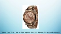 839-rg Rose Gold Chronograph Unisex Boyfriend Style Designer Metal Link Watch Review