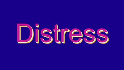 How to Pronounce Distress