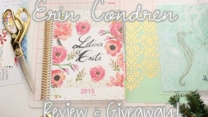 ERIN CONDREN | Giveaway & In-Depth Review