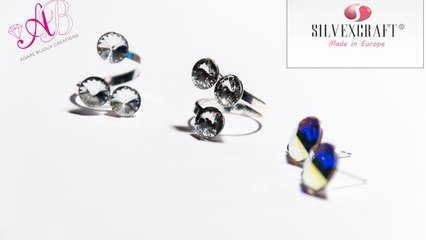 DIY Tutorial | Come assemblare un anello in argento 925 e cristalli swarovski - Silvexcraft