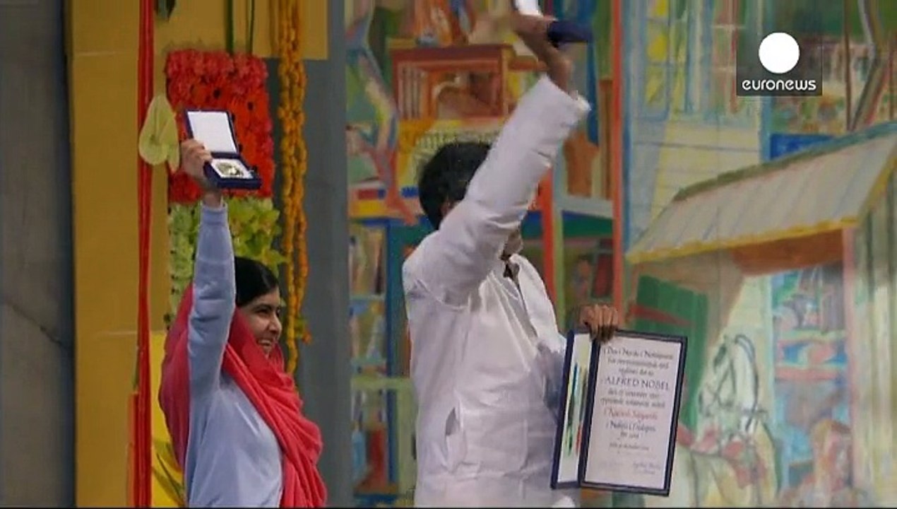 Celebrations in Oslo as Nobel Peace Prize winners officially receive the award
