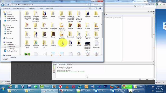 How to Connect Access Database with Java in Netbeans IDE - Team Viewer Session VU Pakistan