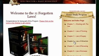 The 11 Forgotten Laws Review - 11 Forgotten Laws of Attraction