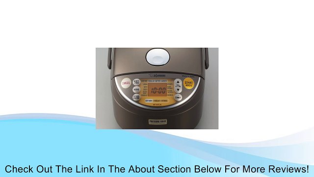 Zojirushi Induction Heating Pressure Cooker (Uncooked) and Warmer Review