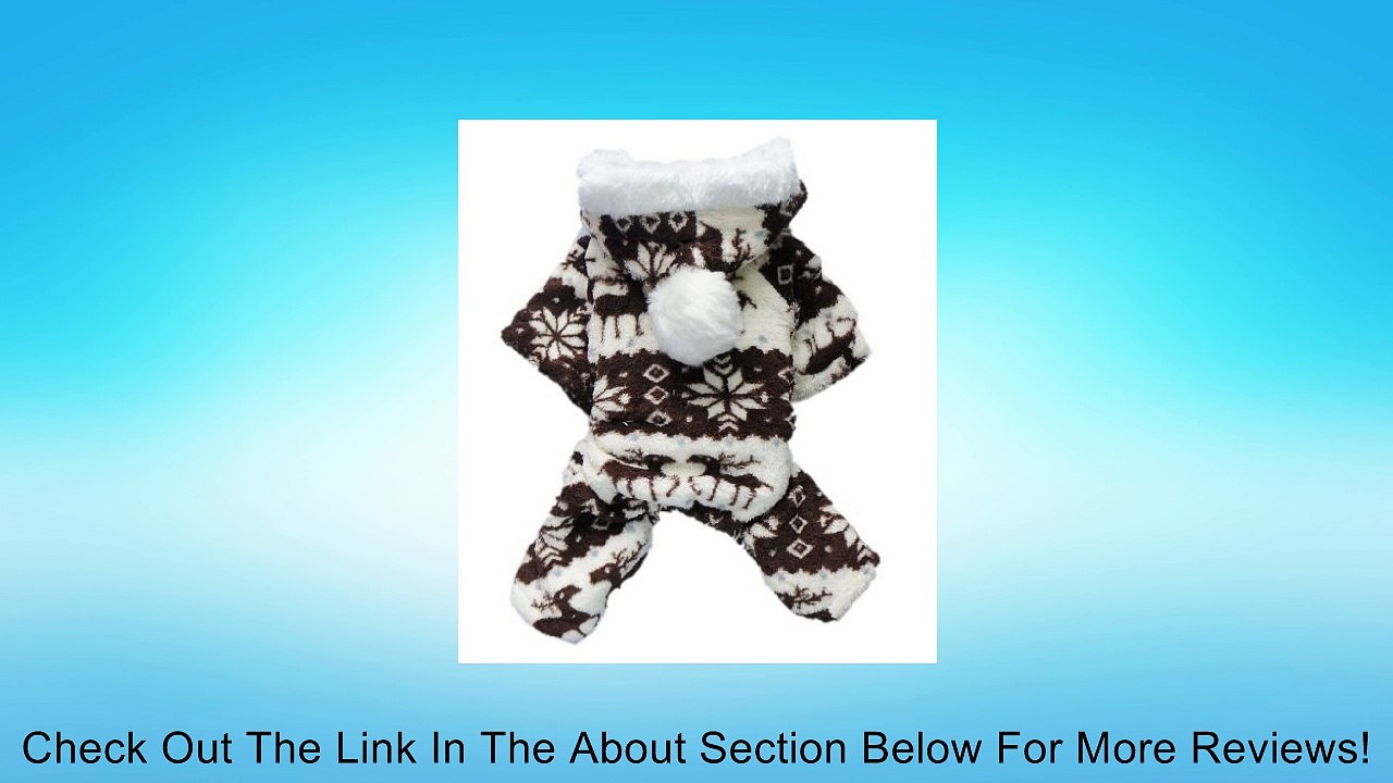 Casual Soft Dog Jumpsuit for Dog Coat Dog Hoodie Cozy Fashion Pet Coat Dog Clothes Review