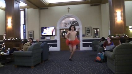 Download Video: Dumb guy in a tutu in an Epic cover of SIA - Chandelier song/Dance