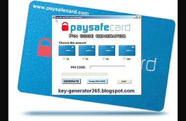 Paysafecard code generator 2014 Paysafecard pin codes