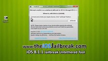 Télécharger Evasion 8.1.2 Jailbreak Untethered iOS complet 7 iPhone iPod Touch iPad
