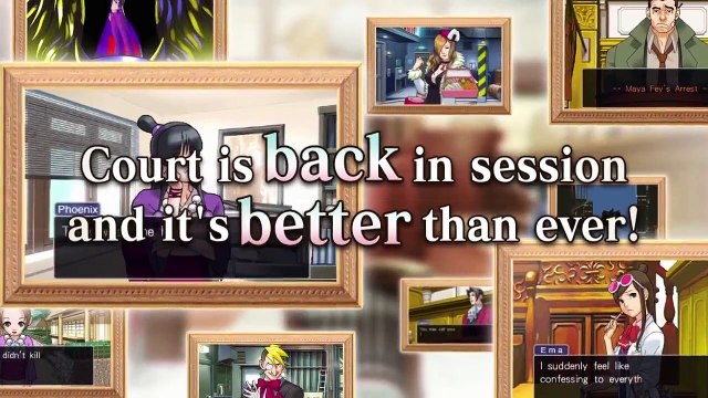Phoenix Wright Ace Attorney Trilogy - trailer de lancement