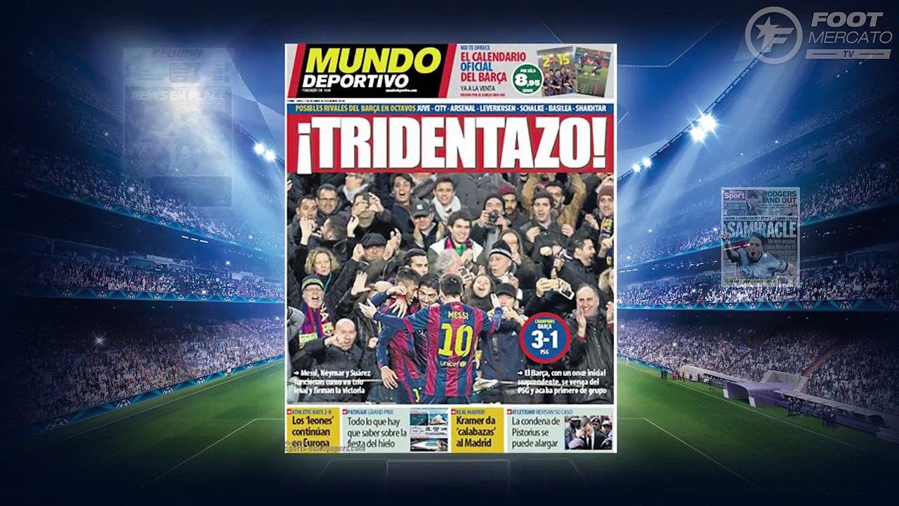 La presse catalane encense son trio MSN, Nasri superstar en Angleterre !