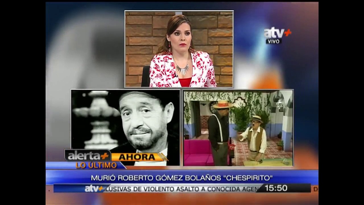 Murió Roberto Gómez Bolaños "Chespirito" - Fallecio el chavo del ocho 28/11/2014