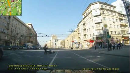 Russian Drivers & Pedestrian Compilation 2014