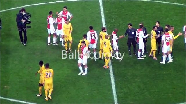 Αγιαξ-ΑΠΟΕΛ παίκτες ΑΠΟΕΛ τέλος αγώνα