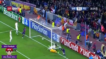 اهداف برشلونه 3 باريس سان جيرمان 1