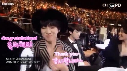 [Eng Sub] 141203 MPD WINNER in artist's seat