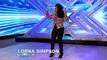 Lorna Simpson sings I Have Nothing by Whitney Houston -- Room Auditions Week 4 -- The X Factor 2013 - Official Channel