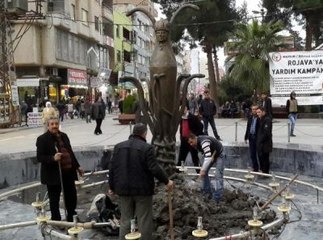 Mardin Kızıltepe'de Tepki Çeken Heykel Kaldırıldı