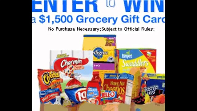 WIN a $1,500 Grocery Gift Card hot Deals and Coupons