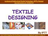 Institute of prefessional Textile technology panipat Designing