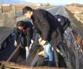 Üstte hafriyat altta sigara