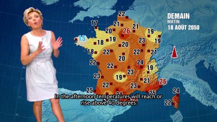 COP21 : le bulletin météo prévoit de fortes chaleurs pour 2050