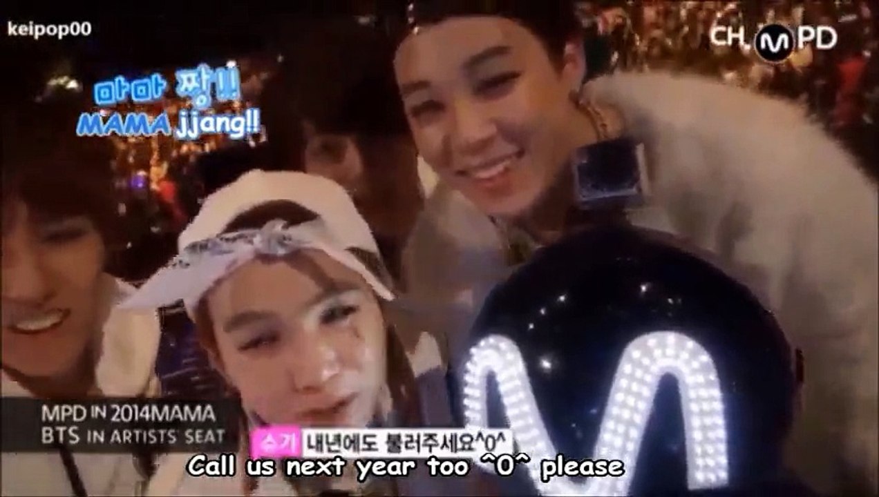 [Eng Sub] 141203 MPD BTS in artist's seat