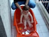 Baby Having Fun While Having Bath