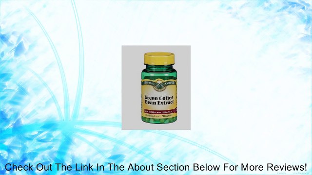 Spring Valley Green Coffee Bean Extract - Dietary Supplement 30 Capsules (Single Bottle) Review