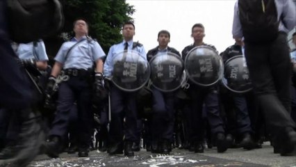 Les manifestants de Hong Kong expulsés de leur campement