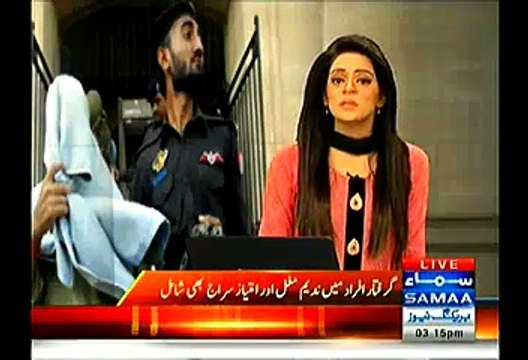 Two PMLN Workers Which Were Presented Before Media By Rana Sanaullah Arrested In Faisalabad Riots Case