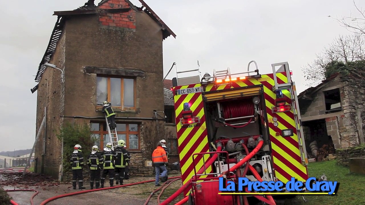 Feu d'habitation à Charcenne : le pire a été évité