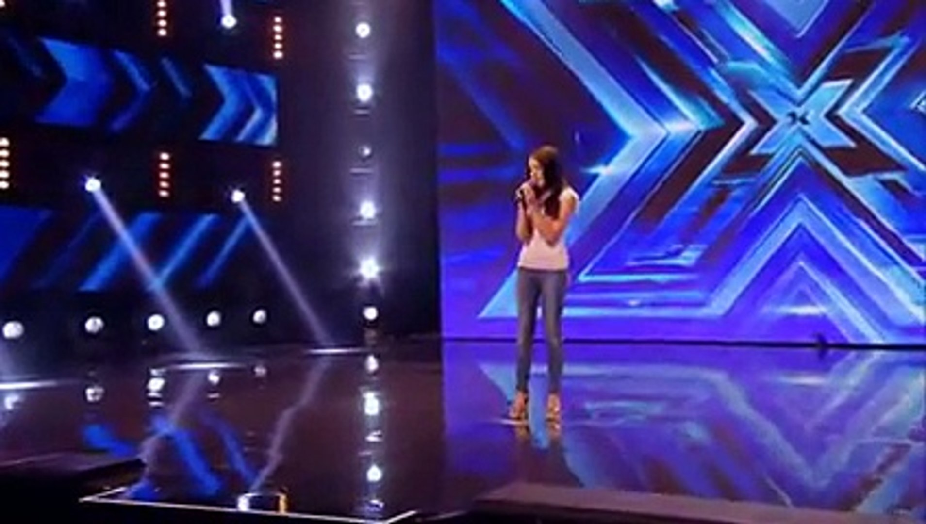 Melanie McCabe sings Titanium by David Guetta feat Sia - Arena Auditions Week 2 -- The X Factor 2013