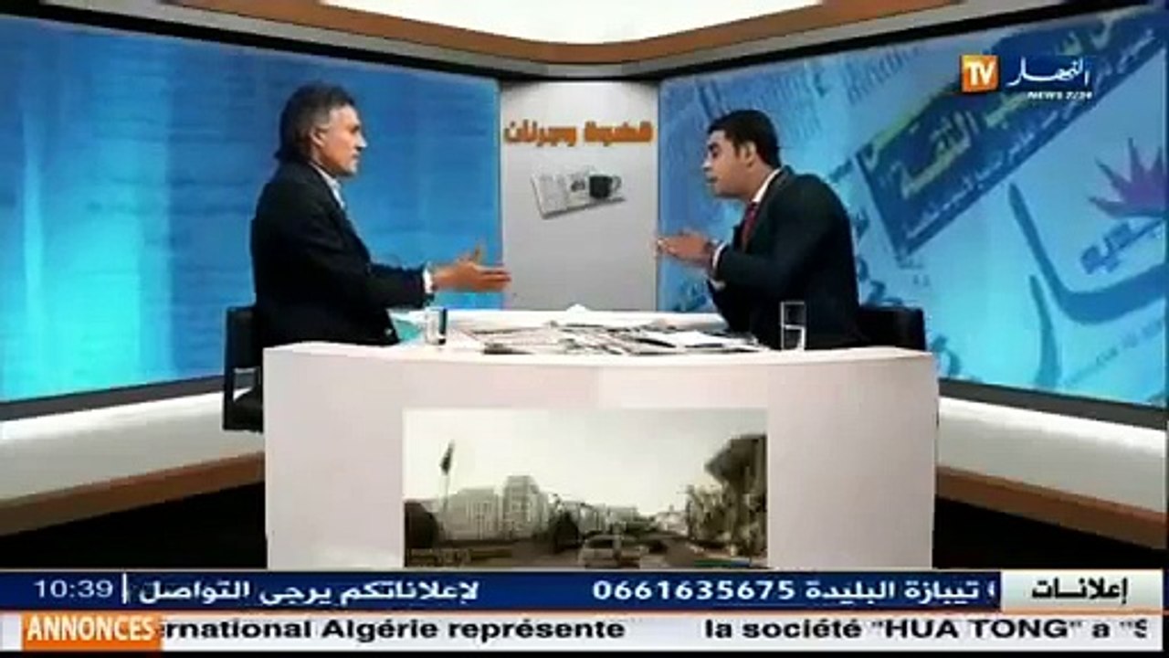 رشيد نكاز في قناة النهار tv أنتم من كذب وقال أنني أدعوا الى الفتنة في غرداية