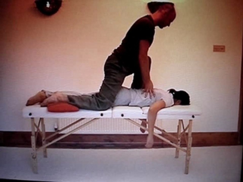 Shiatsu sur table