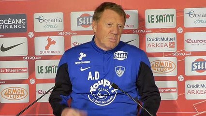 Dijon - Brest : Alex Dupont en conférence de presse