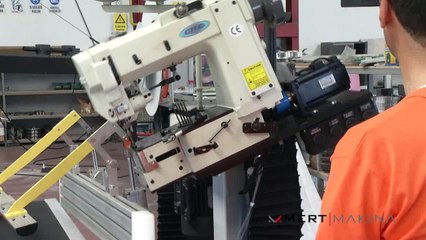 MMS-1100 СТАНОК ДЛЯ АВТОМАТИЧЕСКОЙ ОКАНТОВКИ КРАЕВ МАТРАСА