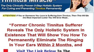 Tinnitus Miracle  Bonus + Discount