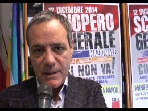 Napoli - Jobs Act, sciopero generale il 12 dicembre (10.12.14)