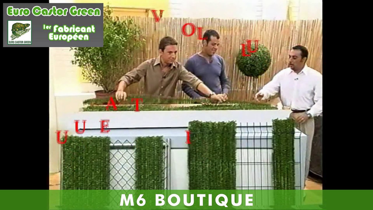 HAIE M6 BOUTIQUE - HAIE ARTIFICIELLE - BRISE VUE - OCCULTANT - GAZON ARTIFICIEL - GAZON