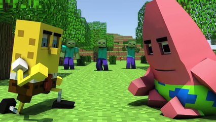 "Spongebob in Minecraft 2" - Animation