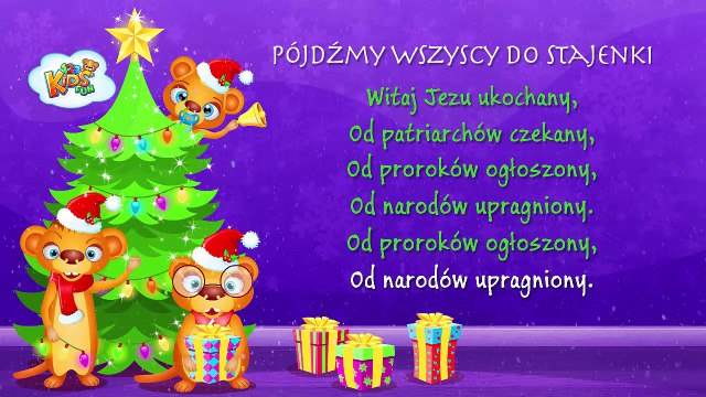 Polskie Kolędy - Pójdźmy Wszyscy do Stajenki + tekst (karaoke)