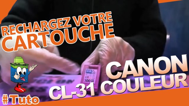 Comment recharger une cartouche d'encre Canon CL-31