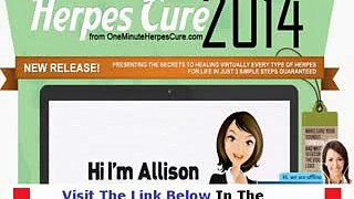 One Minute Herpes Cure THE HONEST TRUTH Bonus + Discount
