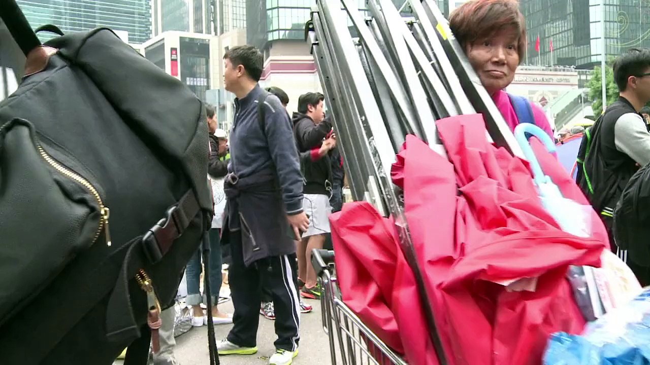 Hongkong: Protestlager geräumt - Demonstranten abgeführt