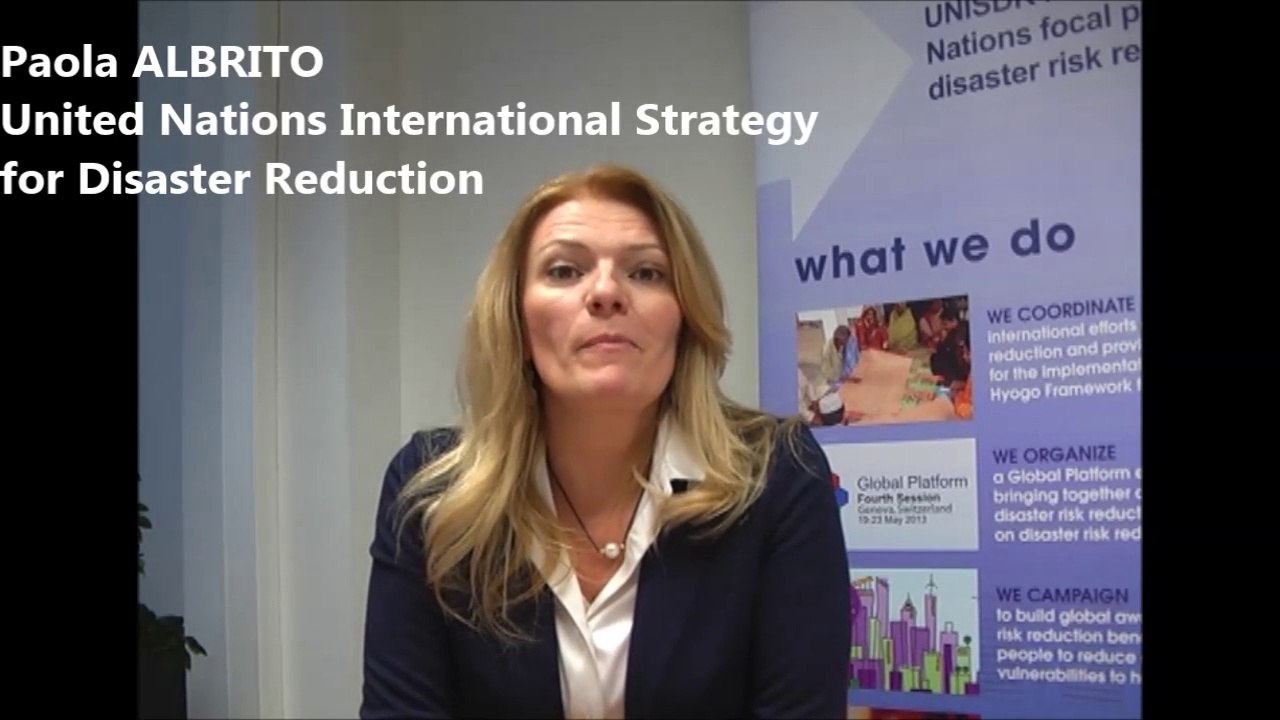 Paola ABRITO, United Nations International Strategy for Disaster Reduction