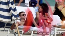 Robert Pattinson & FKA Twigs Share Some PDA in Miami Beach