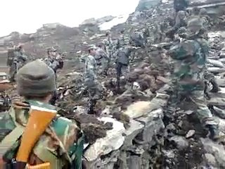 Indian Army Front OF China Army O