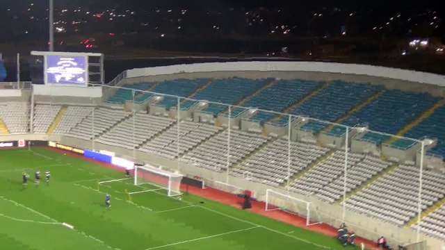 Oι κερκίδες του ΓΣΠ μία ώρα πριν από την έναρξη του αγώνα