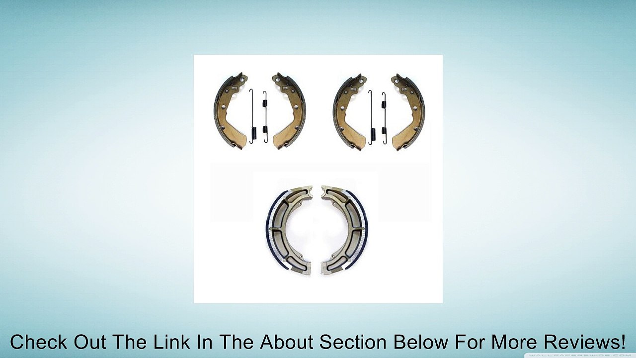 1999-2001 Suzuki LT-F LTF 300 King Quad Front & Rear Brake Shoes Review