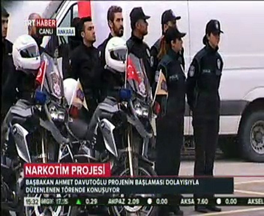 Türkiye Cumhuriyeti Başbakanı Sayın Prof.Dr.Ahmet DAVUTOĞLU'nun Uyuşturucu ile Mücadele Acil Eylem Planı Narkotim' Açılış Töreni Konuşması.